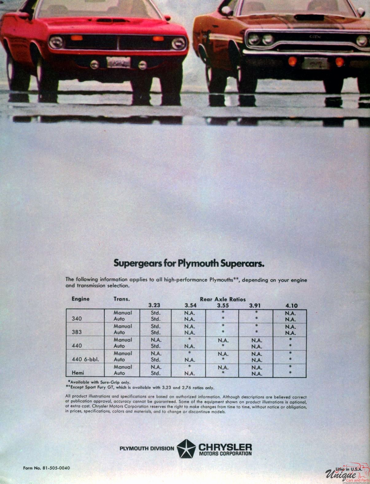 1970 Plymouth Rapid Transit System Brochure Page 9